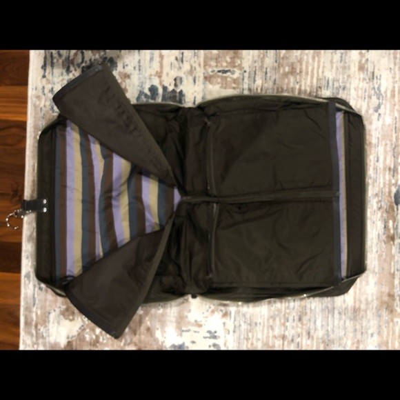 Leather travel bag for suits - Picture 7 of 7